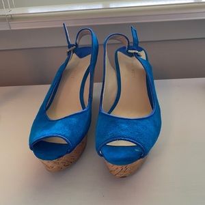 Nine West - Suede Wedge Sandals